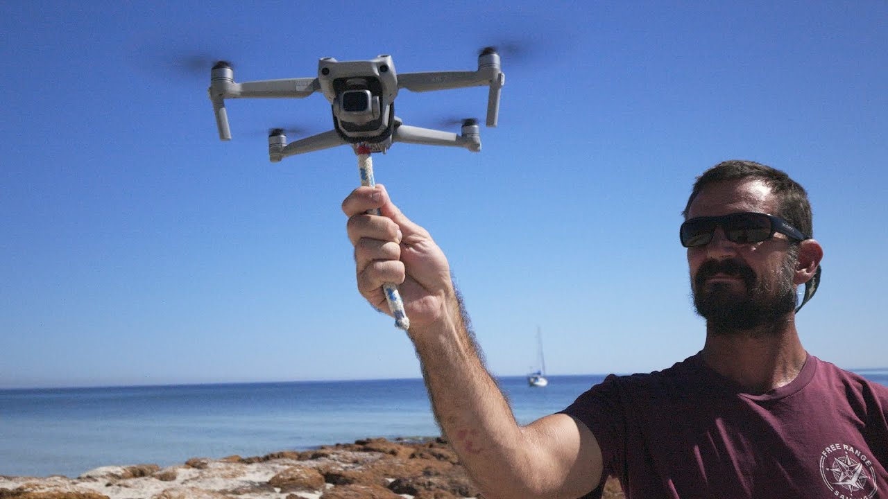 Catch Your DRONE: No 2nd Chance! Most Awesome Way to do it on a Sailboat – Free Range Sailing Ep 203