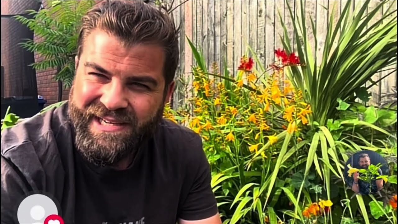 Посадка тропических растений: кросомия, шалфей, мятлик, злаки и другие кустарники. #сад #тропический