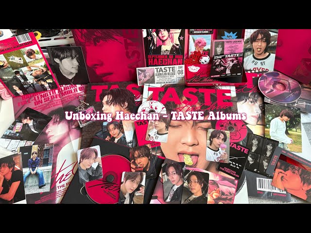Unboxing Haechan TASTE Albums ♡ Savory, Full Spread & Tincase Ver