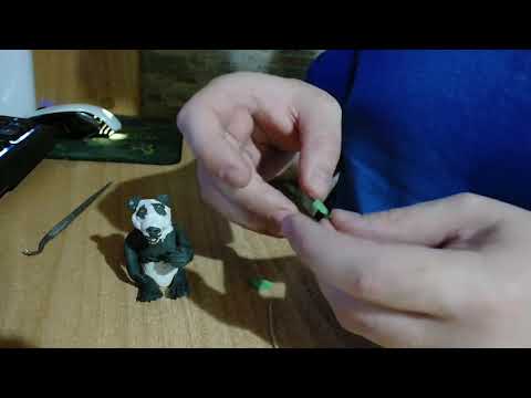 How to make  panda WITH PLASTILINA  [Planet Zoo]