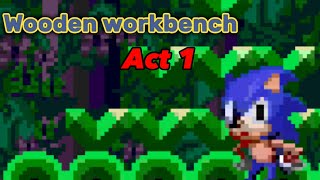Wooden workbench zone act 1 (css custom level)