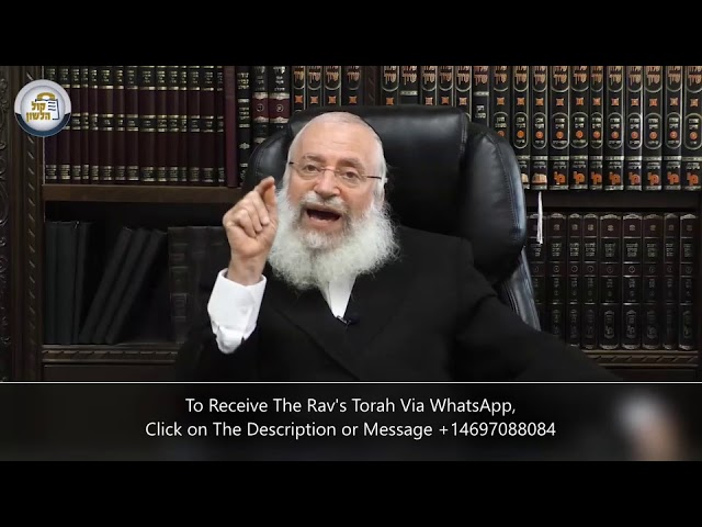 A Short Thought on Parsha Yayishlach | By Rav Asher Weiss Shlit"a