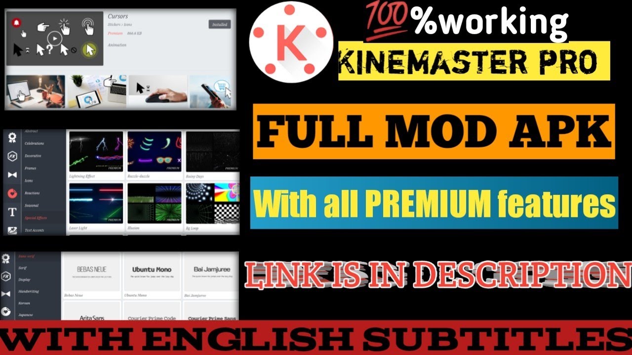 Kinemaster pro MOD apk2020kinemaster 4.15.5apkNo watermarkFull