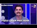 Yeile alan mavi renk  kelime oyunu