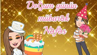 Doğum Günün Mübarək Nəfəs С Днём Рождения Нефес Happy Birthday To Nefes