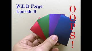 Will It Forge? Supplement 2 - Aluminium Bloopers