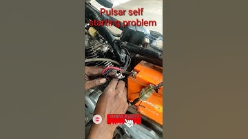 Pulsar self starting problem #bike #automobile #mechanic #bikelover #mumbai #india #shorts