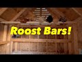 All about roost bars for chickens