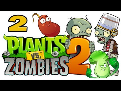 Видео: ч.02 Plants vs. Zombies 2 - Ancient Egypt - Day 1