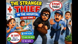 🏥 The Stranger Thief in the Hospital | Kids Safety Song | Happy Rhymes Kids