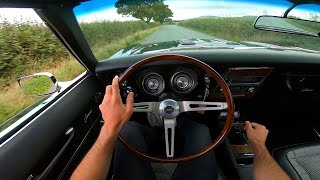 1968 Chevrolet Camaro SS RS 396 V8 Manual - POV Test Drive & Walk-around | Big Block Drive