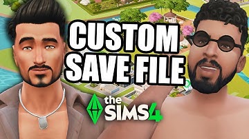 ADD NEW BUILDS, LORE & MORE WITH THIS SAVE FILE! (Sims 4)