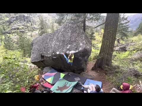 Beta Video for climb Mountain Man v9, Leavenworth