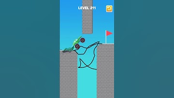 Draw Bridge Puzzle Game Level 211 #shorts