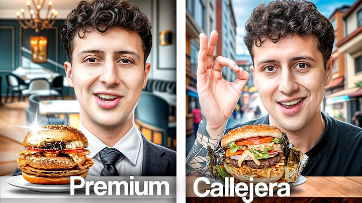 I TRIED THE MOST EXPENSIVE BURGER VS STREET BURGER 🤤