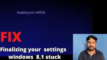 Fix Finalizing your settings windows 7, 8, 8.1 stuck | Hindi |