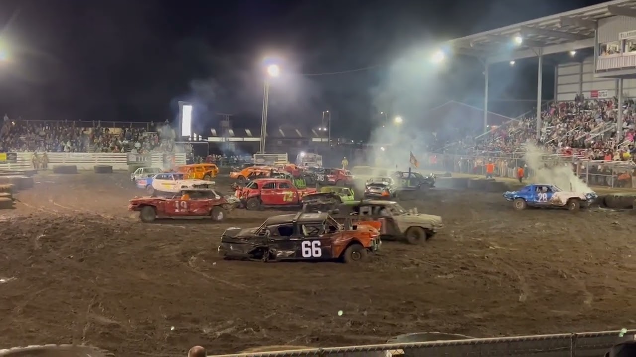 Tillamook County Fair 2022 Destruction Derby Main Event