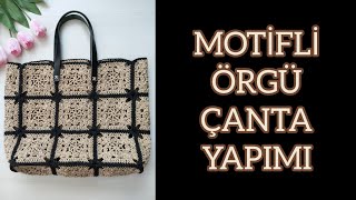 Motifli Örgü Çanta Yapımı