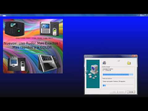 Como instalar el programa de ZK Software ZK control de asistencia Attendance Management