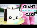 How to Make a Giant Hot Chocolate Mug Cake - HOLIDAY FOODIE COLLAB!