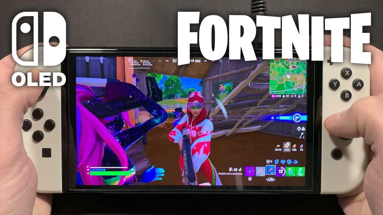 Fortnite on Nintendo Switch OLED 157 YouTube