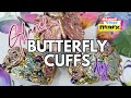 Golden Butterfly Cuffs for Spring