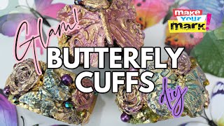 Golden Butterfly Cuffs for Spring