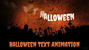 Halloween Text Effect Pure CSS | CSS Animation Effects | Smoke Effect Animation CSS | NoorHUB