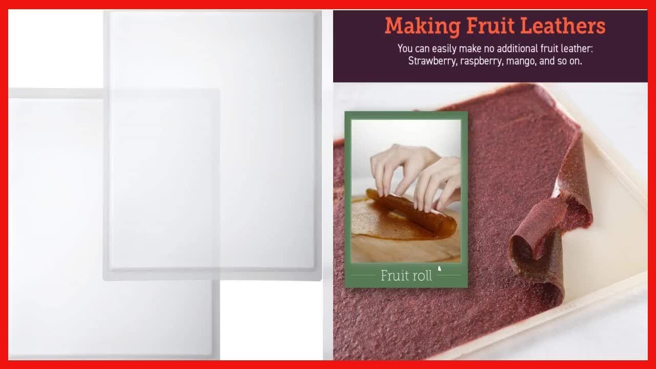 COSORI Food Dehydrator Machine Fruit Roll Sheets, BPAFree Plastic Tray