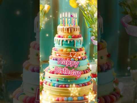 Happy birthday to you song 💖 Gold Star birthday #happybirthday #birthdaycake #birthdaysong #생일