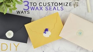 3 Ways To Customize Wax Seals