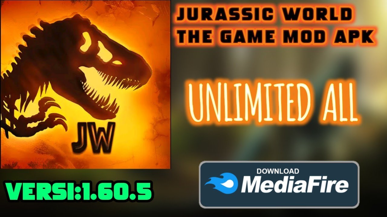 Jurassic World The Game IOS Android B-DNA 99,999,999 + 2 Max level