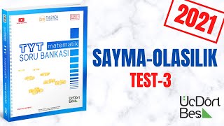 345 Tyt 2021 Matemati̇k Sayma Olasilik Test-3 Çözümleri̇