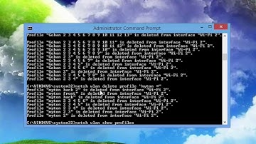 Delete Wireless Networks in Windows 8/8.1
