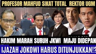 MAMPUS JOKOWI PANIK!! MAHFUD ANGKAT BICARA, IJAZAH HARUS DIBUKTIKAN DIPENGADILAN JIKA TIDAK.?? 