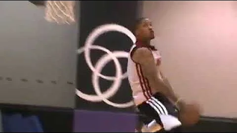 LeBron Miami Heat days, Dunk practice with Beasley.