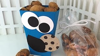 Simply Simple Popcorn Box - Cookie Monster© by Connie Stewart