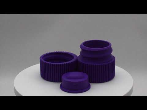 Threaded Groovy Container - 3D Printed