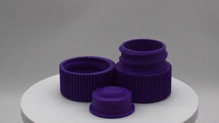 Threaded Groovy Container - 3D Printed