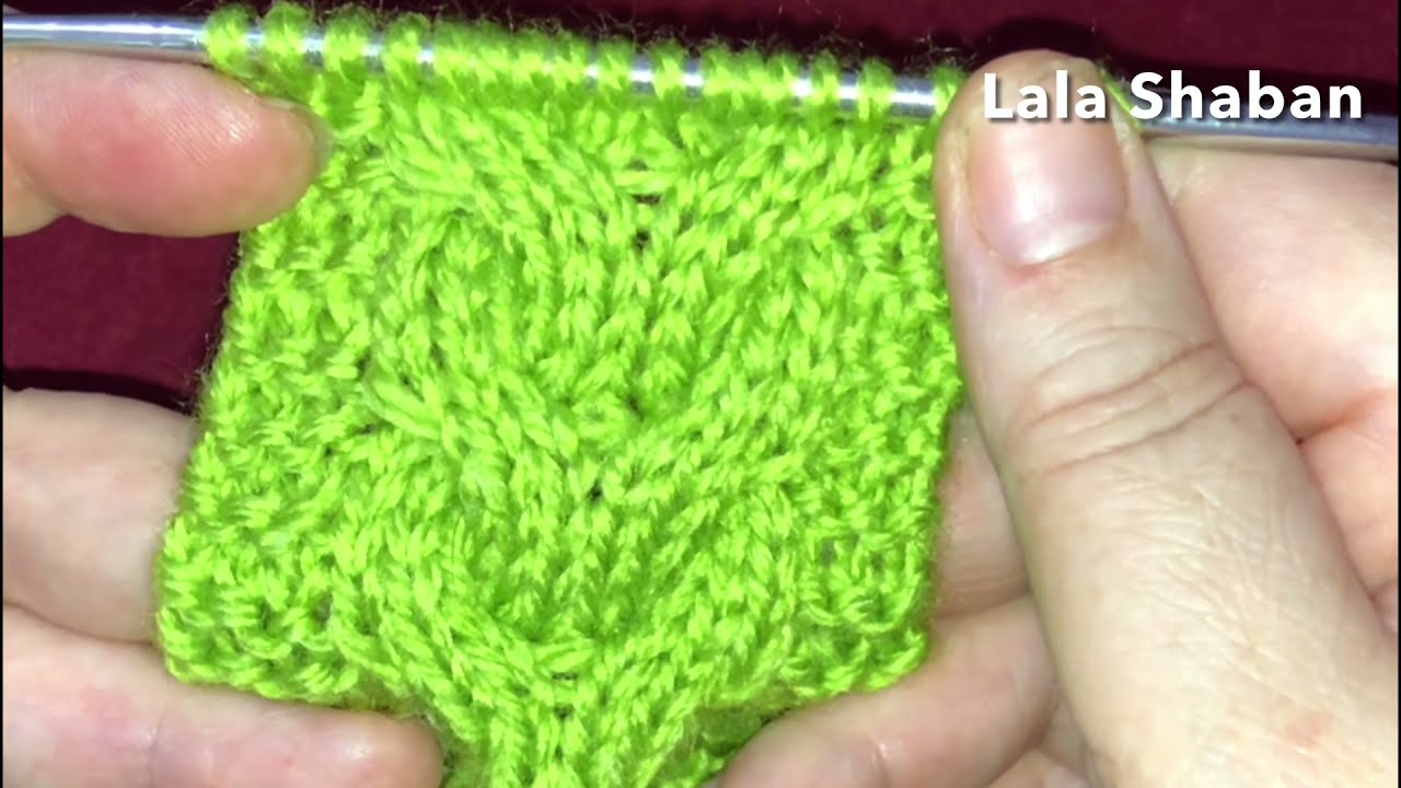 ضفيرة حدوة الحصان تريكو لجاكت وفرق بينها وبين ضفيرة قرن الغزال تنفع بلوزة سورتيت بندانة