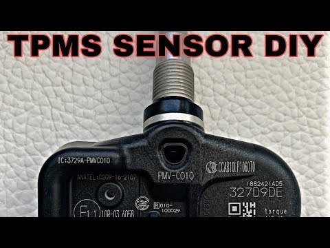 HOW TO INSTALL TPMS SENSORS ON LEXUS GSF WHEELS