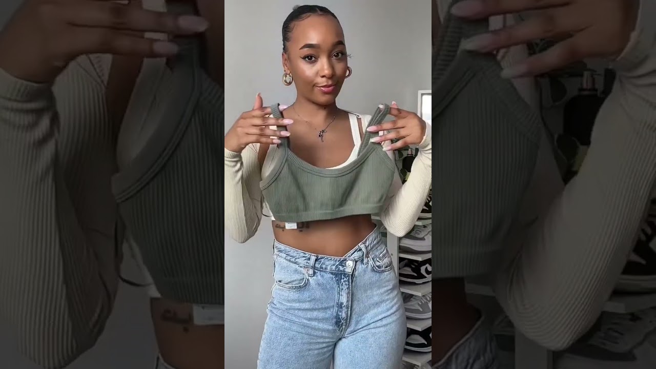 Stradivarius Spring Try on Haul | neutral outfits, Spring trends 2023 🌷🌼💕