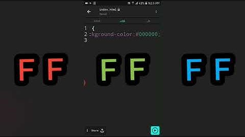 Como USAR la Seleccion de Color HEXADECIMAL