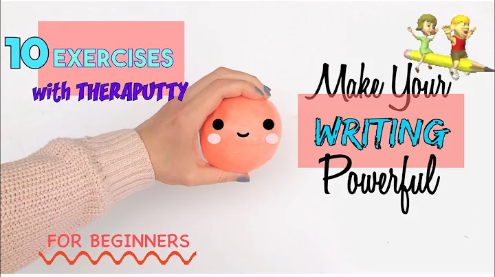 HAND STRENGTHENING Exercises with Theraputty for Beginners l OT Teletherapy l Handwriting Warm Ups