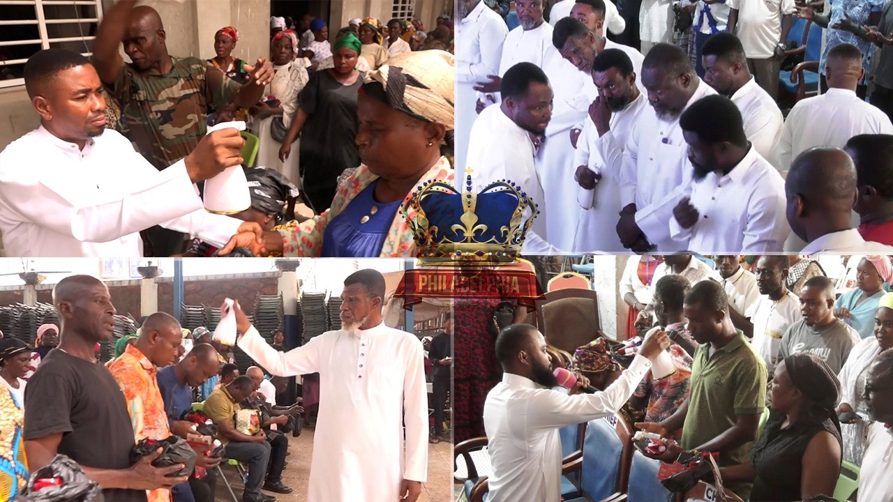 Братья проводят богослужение под руководством Стивена Адама Кьеи-Дуа (Голос Бога) #голосБога