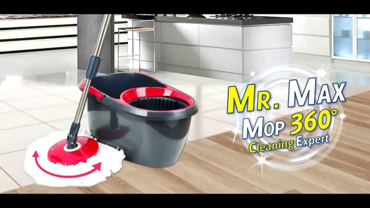 Mop 360º Mr Max Mop Obrotowy Mop Rotacyjny Spin Mop 360º Cleaning Expert Youtube