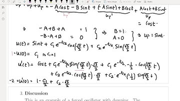 Section 3.8: Forced Vibration. Math 260