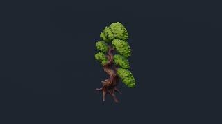 Stylized Fantasy Bonsai Pine Tree - Nature 3D Model | Game Asset Showcase screenshot 5