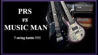 Famous PRS Holcomb 7 VS MusicMan JPXI 7 Profile