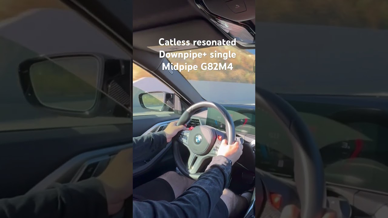 G82M4 with Catless resonated downpipe+single midpipe